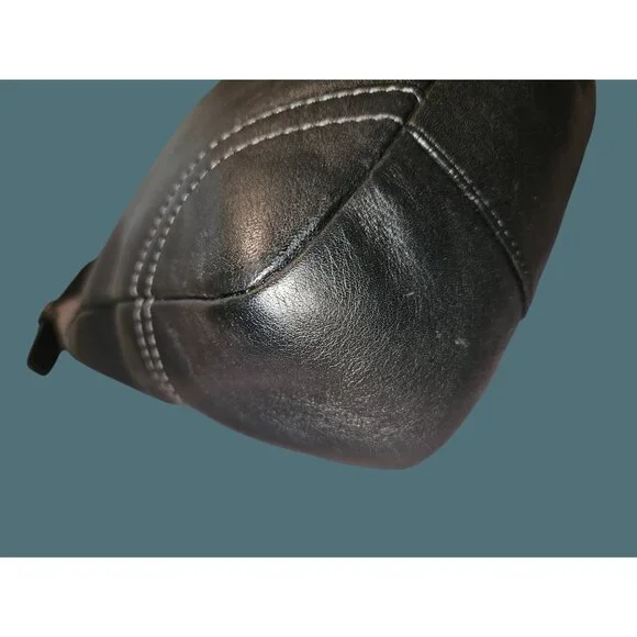 Coach Hamilton Hobo Tassel Black Leather Shoulder Bag - Picture 6 of 14